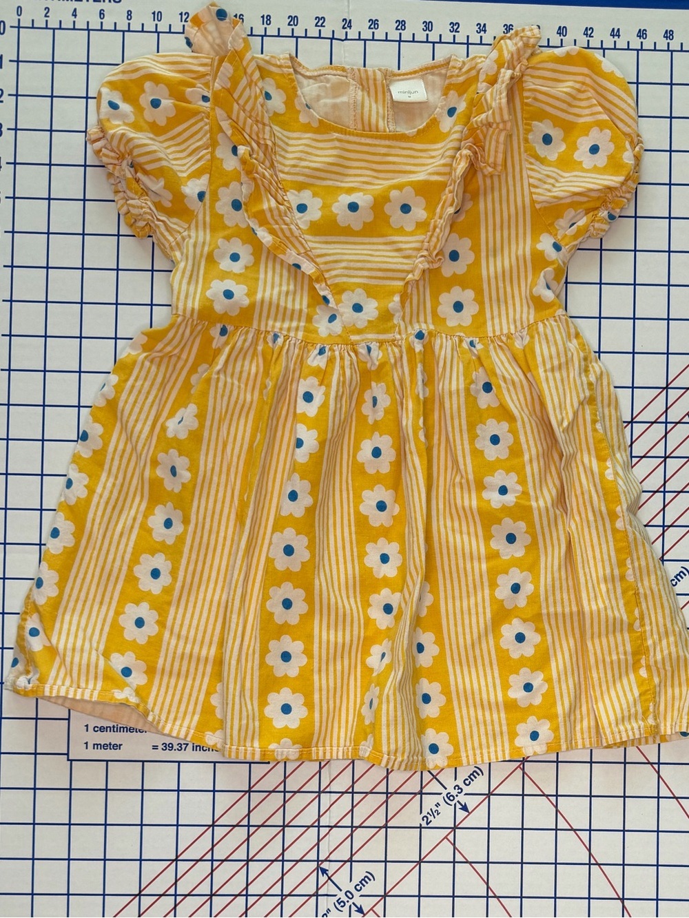 Sunny Floral Yellow Girls' Dress - Brand: (unspecified)